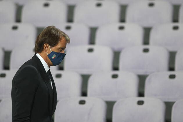 Florence 07 10 2020: R.Mancini (ITALY) during Italy team training before the friendly match between Italy vs Moldova in Artemio Franchi stadium in Florence.  Copyright: xMarcoxIacobuccix xIPAx xMarcoxIacobuccix 0