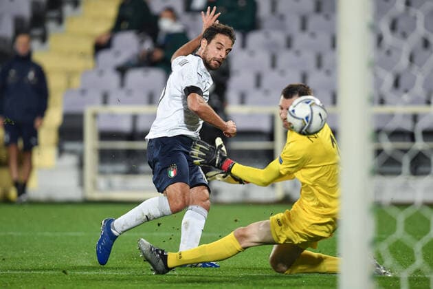 Giacomo Bonaventura of Italia during the friendly football match between Italy and Moldova at Artemio Franchi Stadium in Firenze (Italy), October, 7th 2020. Photo Andrea Staccioli Insidefoto andreaxstaccioli