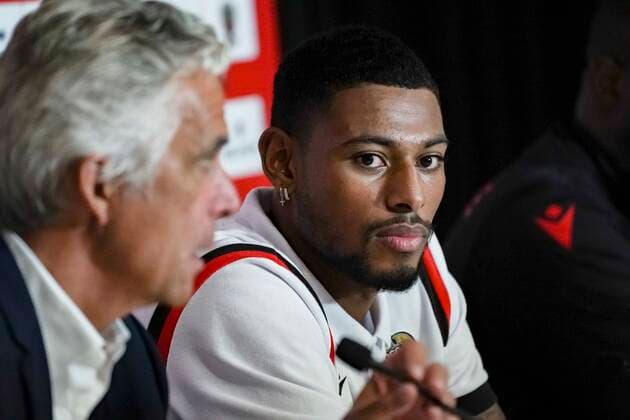 Jeff Reine Adelaide (OGC Nice) FOOTBALL : OGC Nice Presentation de Jeff Reine Adelaide - Nice - 08 10 2020 NorbertScanella PanoramiC 