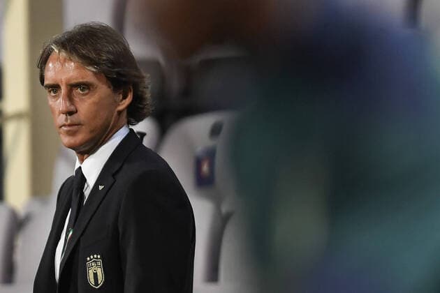 Roberto Mancini, Italy coach, during the friendly football match between Italy and Moldova at Artemio Franchi Stadium in Firenze (Italy), October, 7th 2020. Photo Andrea Staccioli Insidefoto andreaxstaccioli