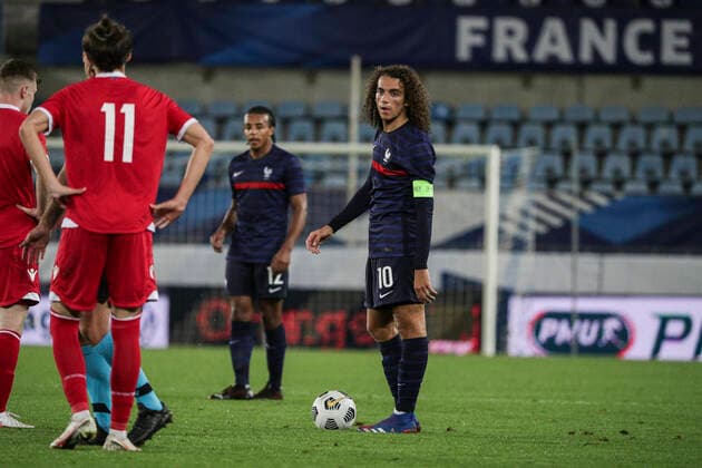 Matteo Guendouzi during the U21, U 21 European Championships qualifying football match France vs Liechtenstein at the Meinau stadium in Strasbourg, eastern France, on October 8, 2020. FOOTBALL : France vs Liechtenstein - Espoirs - 08 10 2020 ElyxandroCEGARRA PANORAMIC 