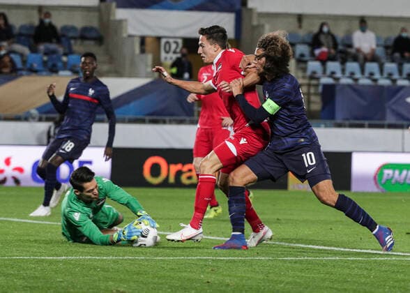 Matteo Guendouzi during the U21, U 21 European Championships qualifying football match France vs Liechtenstein at the Meinau stadium in Strasbourg, eastern France, on October 8, 2020. FOOTBALL : France vs Liechtenstein - Espoirs - 08 10 2020 ElyxandroCEGARRA PANORAMIC 