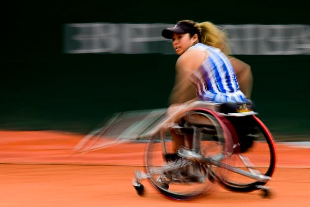 Finale Fauteuil Simple Dames Yui Kamiji (jpn) TENNIS : Internationaux de France Roland Garros 2020 - Paris - 09 10 2020 JBAutissier Panoramic 