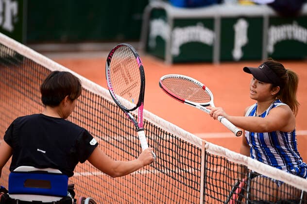 Finale Fauteuil Simple Dames Momoko Othani (jpn) vs Yui Kamiji (jpn) TENNIS : Internationaux de France Roland Garros 2020 - Paris - 09 10 2020 JBAutissier Panoramic 