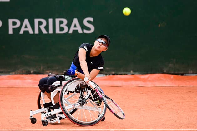 Finale Fauteuil Simple Dames Momoko Othani (jpn) TENNIS : Internationaux de France Roland Garros 2020 - Paris - 09 10 2020 JBAutissier Panoramic 