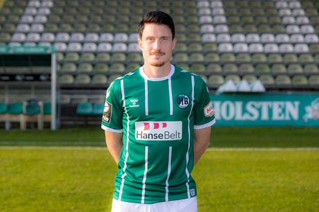 Sven Mende Nr 8, VfB Luebeck VfB Lübeck, 3 Liga, portrait date 2020 2021 Lübeck Schleswig Holstein Germany Dietmar Scholze Stadion an der L Copyright: xAgentur54GradFelixxKoenigx