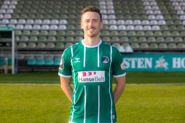 Martin Roeser Nr 9, VfB Luebeck VfB Lübeck, 3 Liga, portrait date 2020 2021 Lübeck Schleswig Holstein Germany Dietmar Scholze Stadion an der L Copyright: xAgentur54GradFelixxKoenigx