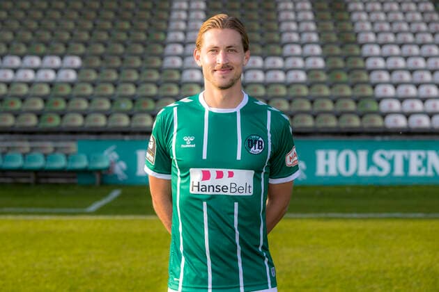 Nicolas Hebisch Nr 11, VfB Luebeck VfB Lübeck, 3 Liga, portrait date 2020 2021 Lübeck Schleswig Holstein Germany Dietmar Scholze Stadion an der L Copyright: xAgentur54GradFelixxKoenigx