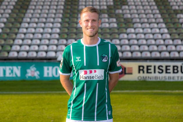 Tommy Grupe Nr 17, VfB Luebeck VfB Lübeck, 3 Liga, portrait date 2020 2021 Lübeck Schleswig Holstein Germany Dietmar Scholze Stadium on the L Copyright: xAgentur54GradFelixxKoenigx