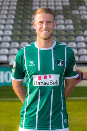 Tommy Grupe Nr 17, VfB Luebeck VfB Lübeck, 3 Liga, portrait date 2020 2021 Lübeck Schleswig Holstein Germany Dietmar Scholze Stadium on the L Copyright: xAgentur54GradFelixxKoenigx