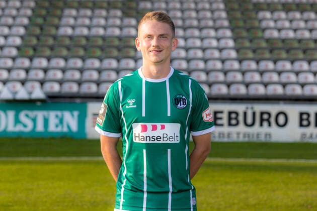 Thorben Deters Nr 18, VfB Luebeck VfB Lübeck, 3 Liga, portrait date 2020 2021 Lübeck Schleswig Holstein Germany Dietmar Scholze Stadion an der L Copyright: xAgentur54GradFelixxKoenigx