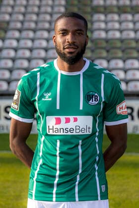 Osarenren Okungbowa Nr 20, VfB Luebeck VfB Lübeck, 3 Liga, portrait date 2020 2021 Lübeck Schleswig Holstein Germany Dietmar Scholze Stadium at the L Copyright: xAgentur54GradFelixxKoenigx