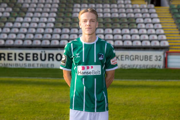 Tim Kircher Nr 21, VfB Luebeck VfB Lübeck, 3 Liga, portrait date 2020 2021 Lübeck Schleswig Holstein Germany Dietmar Scholze Stadion an der L Copyright: xAgentur54GradFelixxKoenigx