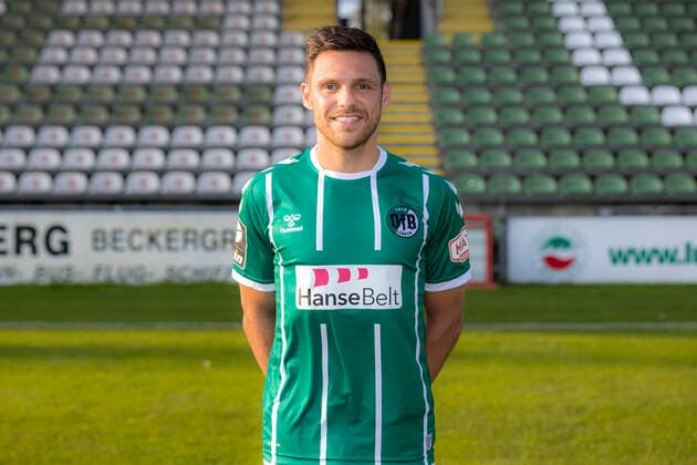 Mirko Boland Nr 31, VfB Luebeck VfB Lübeck, 3 Liga, portrait date 2020 2021 Lübeck Schleswig Holstein Germany Dietmar Scholze Stadion an der L Copyright: xAgentur54GradFelixxKoenigx