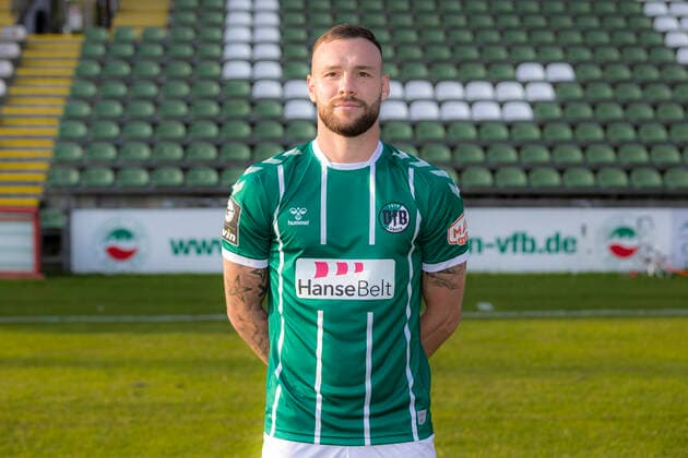 Patrick Hobsch Nr 34, VfB Luebeck VfB Lübeck, 3 Liga, portrait date 2020 2021 Lübeck Schleswig Holstein Germany Dietmar Scholze Stadion an der L Copyright: xAgentur54GradFelixxKoenigx