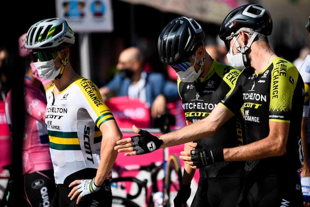 Photo Marco Alpozzi LaPresse October 10, 2020 Italy Cycling Giro d Italia 2020 - 103th edition - Stage 8 - from Giovinazzo to Vieste In the pic: MITCHELTON - SCOTT  Copyright: xMarcoxAlpozzi LaPresse xMarcoxAlx