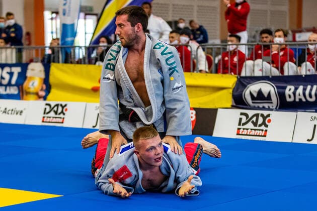 10 10 2020, Brandenburg, Senftenberg Judo Bundesliga Final Men 2020 Johannes Limmer, KSC Asahi Spremberg, Alexander Bauhofer, TV 1848 Erlangen photo Eibner Hammerschmidt Judo Bundesliga Final Men 2020 Senftenberg Copyright: xHammerschmidtx Eibner-Pressefotox EP_fhamm