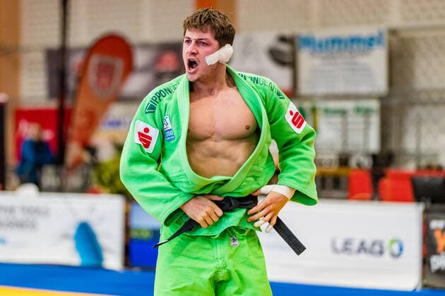 10 10 2020, Brandenburg, Senftenberg Judo Bundesliga Mens Final 2020 Jim Heijmann, SUA Witten photo Eibner Hammerschmidt Judo Bundesliga Mens Final 2020 Senftenberg Copyright: xHammerschmidtx Eibner-Pressefotox EP_fhamm