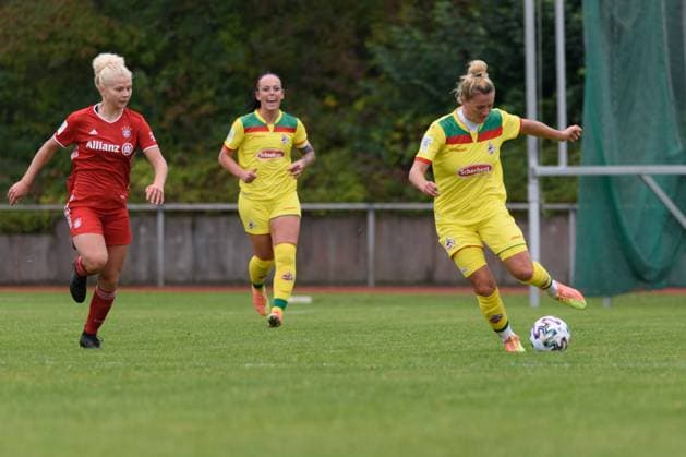 ASCHHEIM, GERMANY, OCT 11: Rachel Rinast ( 31 1. FC Köln) during the 2. Frauen Bundesliga match between FC Bayern München II and 1. FC Köln. Sven Beyrich SPP FC Bayern München II vs 1. FC Köln 