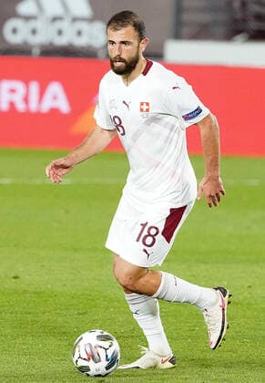 Switzerland s Admir Mehmedi during UEFA Nations League 2020 League Phase match. October 10,2020. (20201010450)