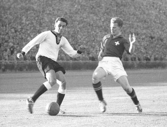 BRD Germany Switzerland 21 11 1956 left Heinz Vollmar GER HM