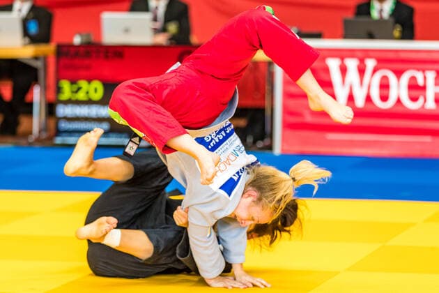 11 10 2020, Brandenburg, Senftenberg Judo Second Bundesliga Final Women 2020 Jolyne Marten, KSC Asahi Spremberg, Dominique Denkewitz, JC Wiesbaden Judo Second Bundesliga Final Women 2020 Senftenberg Copyright: xHammerschmidtx Eibner-Pressefotox EP_fhamm