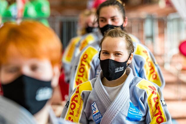11 10 2020, Brandenburg, Senftenberg Judo Second Bundesliga Final Women 2020 KSC Asahi Spremberg Judo Second Bundesliga Final Women 2020 Senftenberg Copyright: xHammerschmidtx Eibner-Pressefotox EP_fhamm