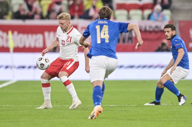 11.10.2020 GDANSK PILKA NOZNA - LIGA NARODOW UEFA MECZ GRUPY A POLSKA - WLOCHY Football - UEFA Nations League group A match Poland - Italy N Z KAMIL JOZWIAK FOT MATEUSZ SLODKOWSKI FOTONEWS NEWSPIX.PL --- Newspix.pl  20201011FNMS24