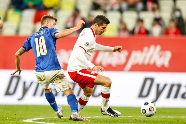 11.10.2020 GDANSK, ENERGA ARENA (POLAND, ENERGA ARENA) PILKA NOZNA (FOOTBALL) LIGA NARODOW UEFA ( UEFA NATIONAL LEAGUE ) MECZ POLSKA - WLOCHY ( GAME POLAND - ITALY ) NZ ROBERT LEWANDOWSKI FOTO LUKASZ GROCHALA CYFRASPORT NEWSPIX.PL --- Newspix.pl  20201011CSLG0044