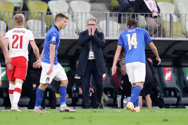 GDANSK 11.10.2020 MECZ 3. KOLEJKA LIGA NARODOW GRUPA A1 SEZON 2020 21: POLSKA - WLOCHY 0:0 --- 2020-21 UEFA NATIONS LEAGUE GROUP A1 FOOTBALL MATCH: POLAND - ITALY 0:0 JERZY BRZECZEK FOT. PIOTR KUCZA FOTOPYK NEWSPIX.PL --- Newspix.pl  201011PYK0074