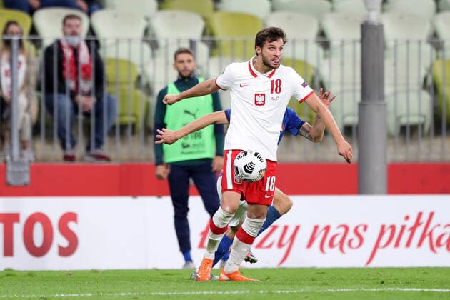 GDANSK 11.10.2020 MECZ 3. KOLEJKA LIGA NARODOW GRUPA A1 SEZON 2020 21: POLSKA - WLOCHY 0:0 --- 2020-21 UEFA NATIONS LEAGUE GROUP A1 FOOTBALL MATCH: POLAND - ITALY 0:0 BARTOSZ BERESZYNSKI FOT. PIOTR KUCZA FOTOPYK NEWSPIX.PL --- Newspix.pl  201011PYK0077