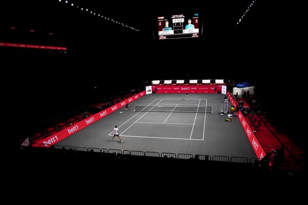 Tennis Bed11Hulks Indoors Lanxess Arena Cologne Germany 12 10 2020 Oscar Otte Jan Lennard Struff