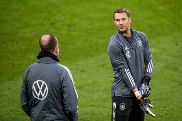 UEFA Nations League Final Training Germany 12 10 2020 Manuel Neuer 1, Germany UEFA Nations League Div A Germany Switzerland Final Training Germany 12 10 2020 DFB REGULATIONS PROHIBIT ANY USE OF PHOTOGRAPHS AS IMAGE SEQUENCES AND OR QUASI VIDEO Copyright: xBEAUTIFULxSPORTS Wunderlx