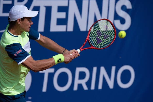 Photo Alessandro Tocco LaPresse October 12, 2020 Santa Margherita di Pula, Cagliari (Italy) Tennis Tennis, Forte Village Sardegna Open In the pic:Kamil Majchrzak  Copyright: xToccoxAlessandro LaPressex