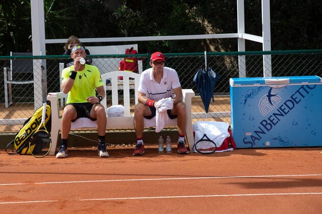 Photo Alessandro Tocco LaPresse October 12, 2020 Santa Margherita di Pula, Cagliari (Italy) Tennis Tennis, Forte Village Sardegna Open In the pic: Michael Venus  Copyright: xToccoxAlessandro LaPressex