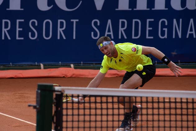 Photo Alessandro Tocco LaPresse October 12, 2020 Santa Margherita di Pula, Cagliari (Italy) Tennis Tennis, Forte Village Sardegna Open In the pic: Michael Venus  Copyright: xToccoxAlessandro LaPressex