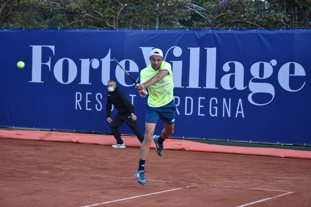 Photo Alessandro Tocco LaPresse October 12, 2020 Santa Margherita di Pula, Cagliari (Italy) Tennis Tennis, Forte Village Sardegna Open In the pic: Stefano Travaglia  Copyright: xToccoxAlessandro LaPressex