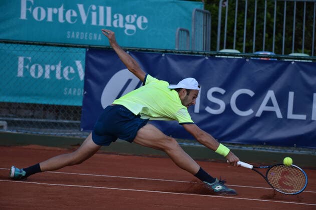 Photo Alessandro Tocco LaPresse October 12, 2020 Santa Margherita di Pula, Cagliari (Italy) Tennis Tennis, Forte Village Sardegna Open In the pic: Stefano Travaglia  Copyright: xToccoxAlessandro LaPressex