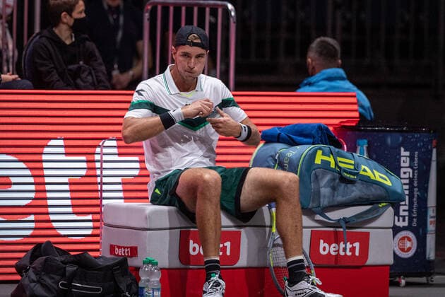 ZVEREV, Mischa GER ATP Ranking No 265, Law on No WC at the bett1HULKS Indoors ATP 250 on 12 10 2020 in Cologne LANXESS arena , Germany