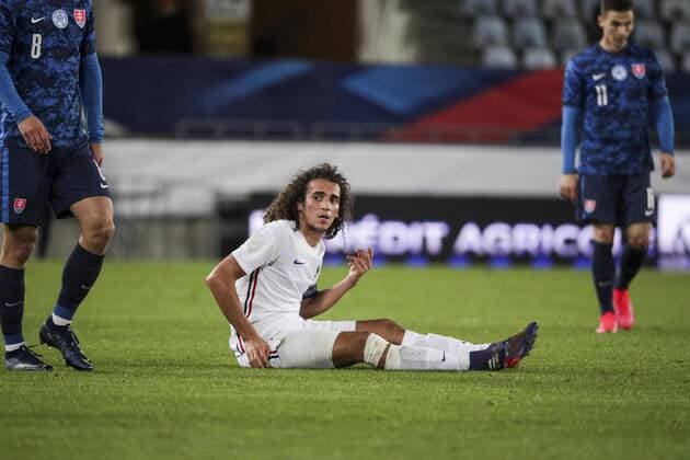 Matteo Guendouzi 10 during the U21, U 21 European Championships qualifying football match France vs Slovaquie at the Meinau stadium in Strasbourg, eastern France, on October 12, 2020. FOOTBALL : France vs Slovaquie - U21 - strasbourg - 12 10 2020 ELYxandrocegarra panoramic 