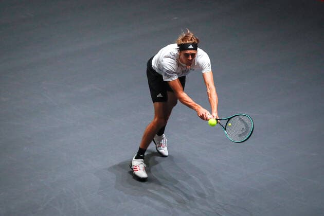 Alexander ZVEREV GER , Impressions of 1 double at the bett1HULKS Indoors ATP 250 on 13 10 2020 in Cologne LANXESS arena , Germany
