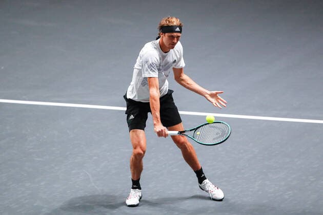 Alexander ZVEREV GER , Impressions of 1 double at the bett1HULKS Indoors ATP 250 on 13 10 2020 in Cologne LANXESS arena , Germany