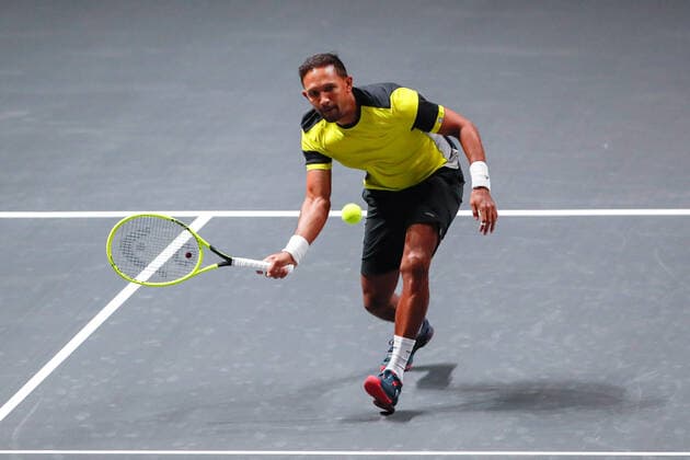 Raven KLAASEN RSA , Impressions of 1 double at the bett1HULKS Indoors ATP 250 on 13 10 2020 in Cologne LANXESS arena , Germany