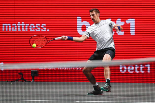 Henri LAAKSONEN SUI Q , bett1HULKS Indoors ATP 250, Cologne, Cologne LANXESS arena , 13 10 2020,