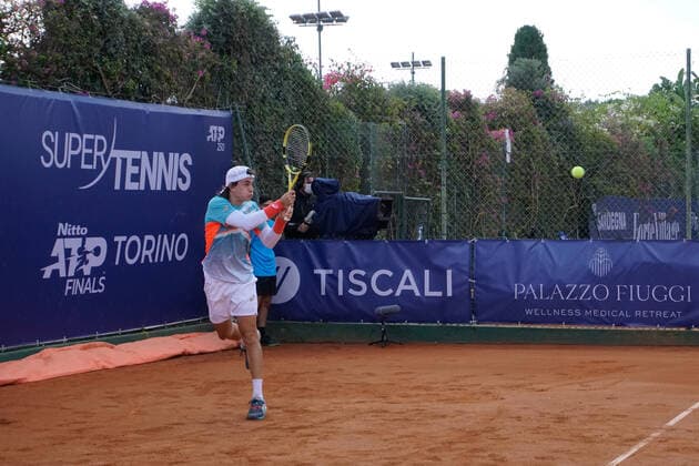 Photo Alessandro Tocco LaPresse October 13, 2020 Santa Margherita di Pula, Cagliari (Italy) Tennis Tennis, Forte Village Sardegna Open In the pic: Giulio Zeppieri (ITA)  Copyright: xToccoxAlessandro LaPressex
