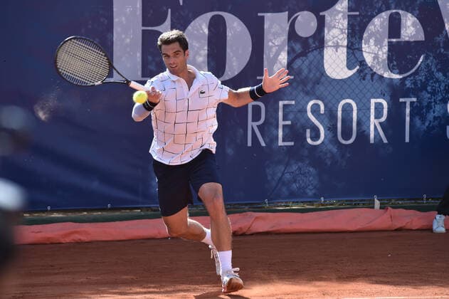 Photo Alessandro Tocco LaPresse October 13, 2020 Santa Margherita di Pula, Cagliari (Italy) Tennis Tennis, Forte Village Sardegna Open In the pic: Pablo Andujar (ESP)  Copyright: xToccoxAlessandro LaPressex