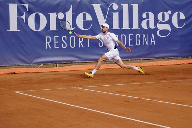 Photo Alessandro Tocco LaPresse October 13, 2020 Santa Margherita di Pula, Cagliari (Italy) Tennis Tennis, Forte Village Sardegna Open In the pic: Andrea Seppi (ITA)  Copyright: xToccoxAlessandro LaPressex