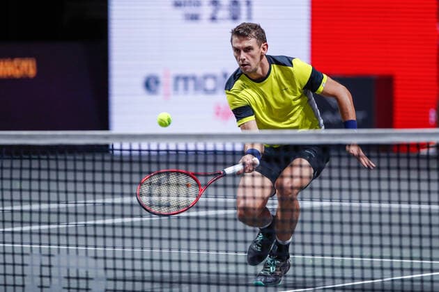 Henri LAAKSONEN SUI , bett1HULKS Indoors ATP 250, Cologne, Cologne LANXESS arena , 13 10 2020,