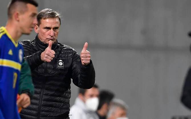 13 10 2020 Soccer International U21 European Championship Qualification Germany gg Bosnia Herzegovina Stefan Kuntz Coach Coach Germany U21 Thumbs up Thumbs up
