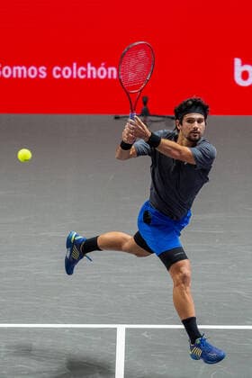 In Marcos GIRON USA , Marcos GIRON USA vs Marin CILIC CRO , TENNIS, bet1hulks Indoor, 13 10 2020, GER, TENNIS, ATP TOUR, bet1hulks Indoor, Marcos GIRON USA vs Marin CILIC CRO , 13 10 2020 COLOGNE Copyright: xEibner-Pressefotox EP_BSO